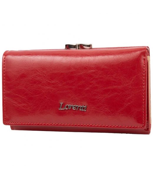 Кошелек женский кожаный LORENTI DNKL55020-BPR-red