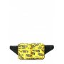 Сумка на пояс POOLPARTY Bumper з принтом CAUTION (bumper-tape)
