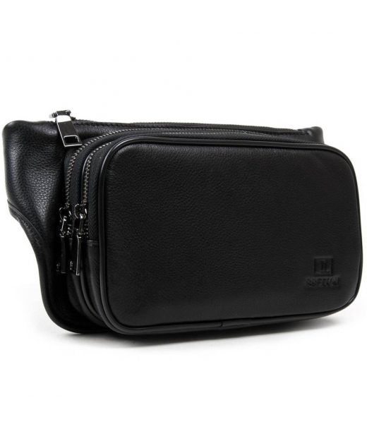 Сумка Чоловіча на пояс шкіра BRETTON 407-85 black