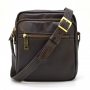Чоловіча шкіряна сумка через коричневе плече GC-8086-3md TARWA