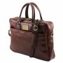 Кожаный портфель для ноутбука с передним карманом Tuscany Leather Urbino TL141241