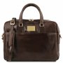 Шкіряна сумка портфель для ноутбука на два відділення Tuscany Leather Urbino TL141894