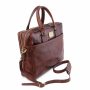 Кожаная сумка портфель для ноутбука на два отделения Tuscany Leather Urbino TL141894