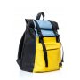 Рюкзак ролл Sambag RollTop LTH голубой с желтым