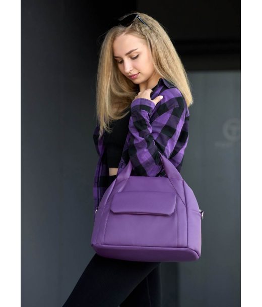 Жіноча спортивна сумка Sambag Vogue BKS фіолетова