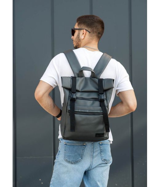 Чоловічий рюкзак ролл Sambag  RollTop Zard графітовий