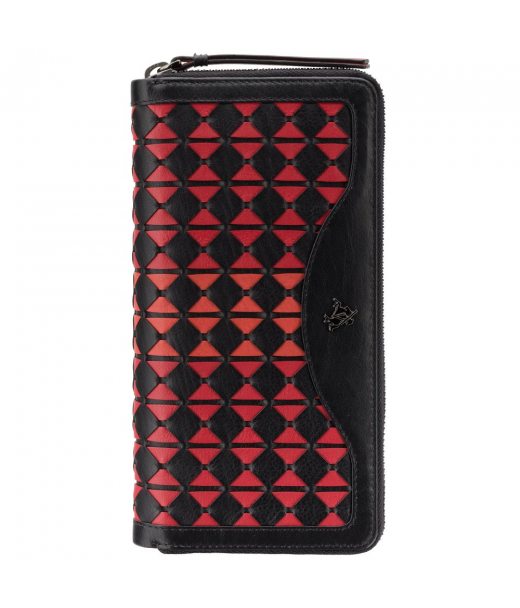 Гаманець жіночий Visconti BR76 (Black / Cherry) Гаманець жіночий Visconti BR76 (Black / Cherry)