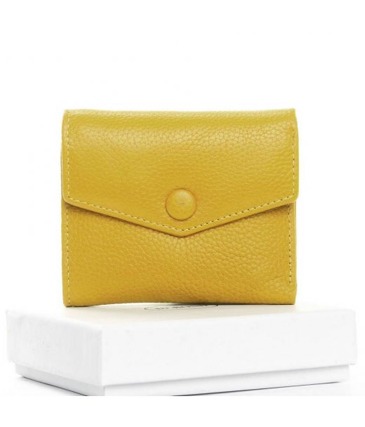Гаманець Classic шкіра Dr. BOND WS-20 yellow