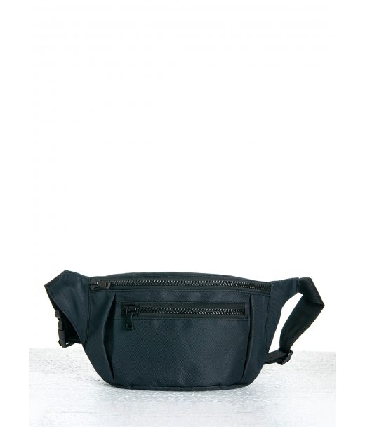 Поясная сумка бананка Sambag Tirso  LCH черный тканевый