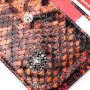 Визитница из натуральной фактурной кожи под змею KARYA 20964 Разноцветный