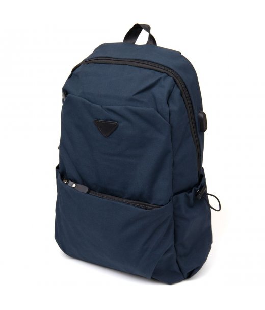 Рюкзак текстильний smart унісекс Vintage 20625 Темно-синій