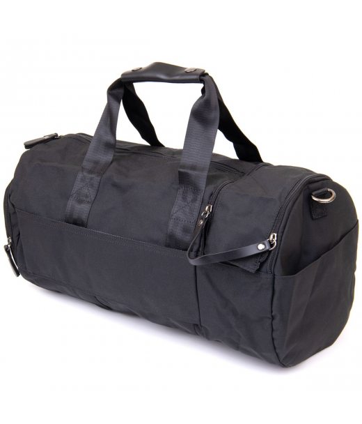 Спортивна сумка текстильна Vintage 20640 Чорна