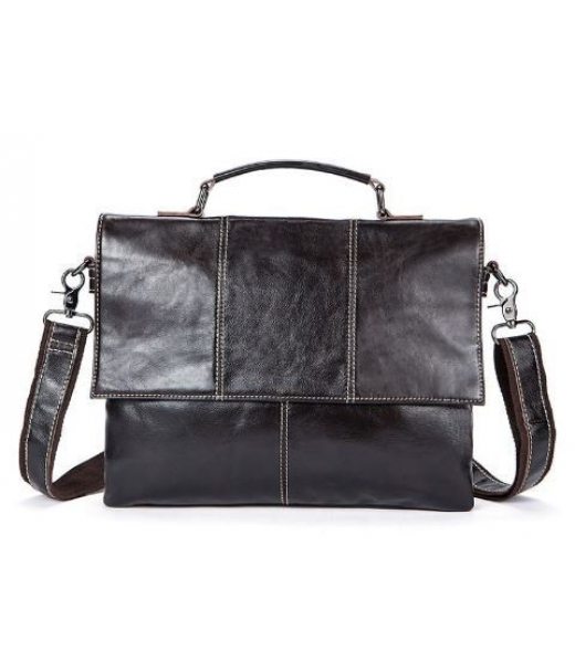 Чоловіча сумка шкіряна Vintage 14854 Коричнева
