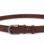 Ремень женский из натуральной кожи Vintage 20784 Коричневый