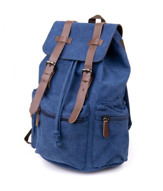 Рюкзак туристичний текстильний унісекс Vintage 20609 Синій