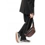 Мужская поясная сумка бананка Sambag Tirso шоколадная