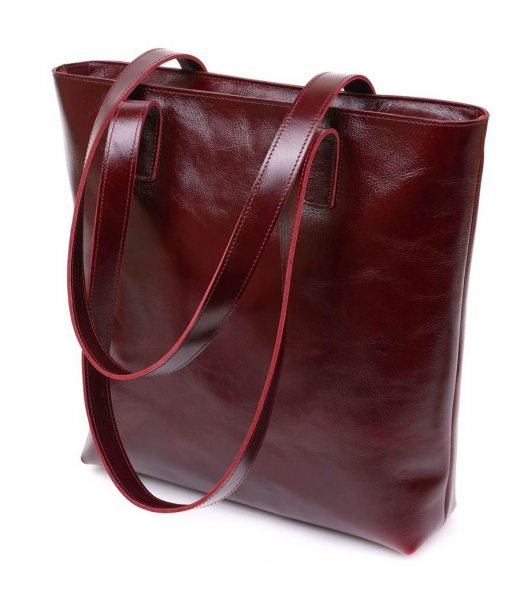 Стильна жіноча сумка-шоппер Shvigel 16368 Бордовий