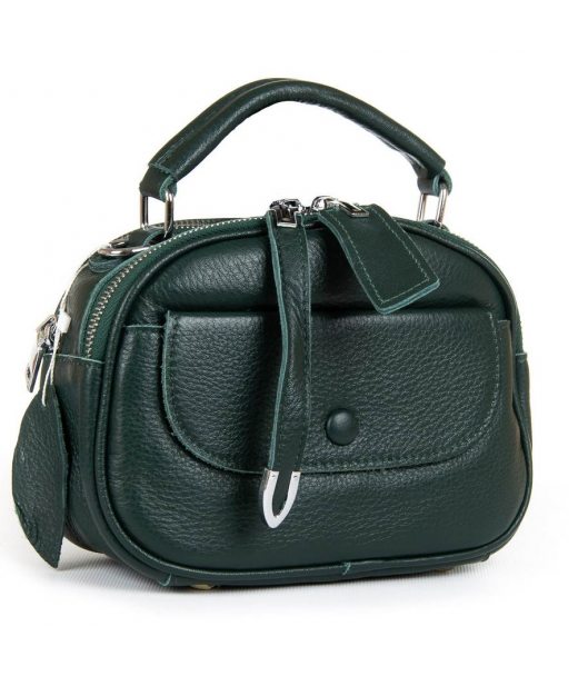 Сумка Женская Классическая кожа PODIUM P12 8758-9 green Podium