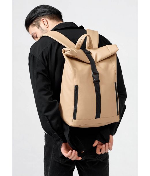 Чоловічий рюкзак Sambag RollTop One бежевий