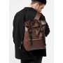 Рюкзак ролл Sambag унісекс RollTop Milton шоколадний