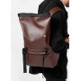 Рюкзак ролл Sambag унісекс RollTop Milton шоколадний
