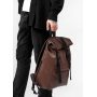 Рюкзак ролл Sambag унісекс RollTop Milton шоколадний