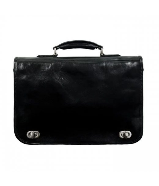 Кожаный портфель для ноутбука - Illusions - коричневый Time Resistance 5205401