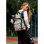 Женский рюкзак Sambag RollTop ZARD с принтом "LIGHT"