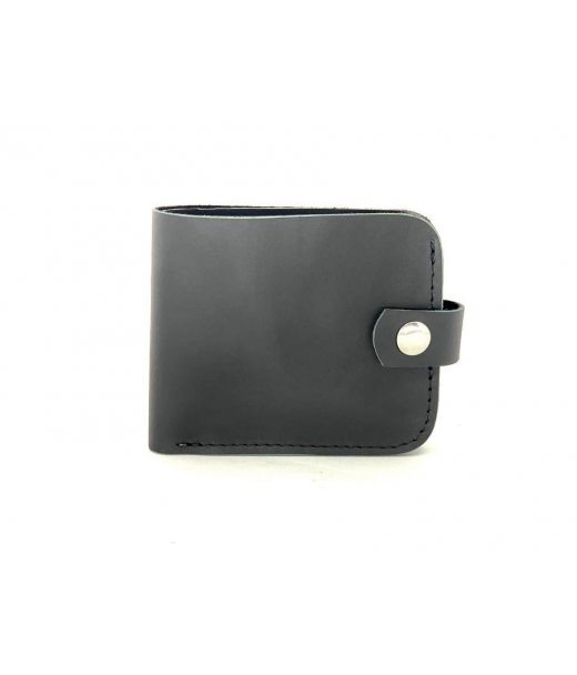 Мужской кожаный кошелек 11.3 черный Dekey (9609)