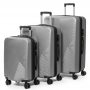 Дорожная Чемодан 31 ABS-пластик 804 silver Podium