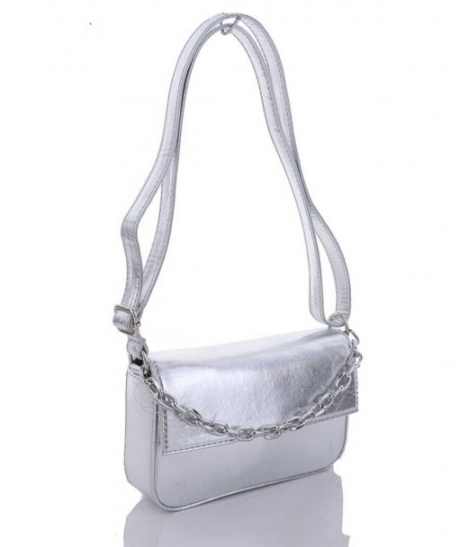 Жіноча сумка «Мона» срібна WeLassie