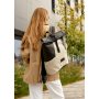 Жіночий рюкзак ролл Sambag RollTop X чорно-сірий