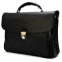 Кожаный мужской портфель на два отделения TARWA GA-2067-4lx черный Кожаный мужской портфель на два отделения TARWA GA-2067-4lx черный