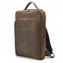 Кожаный рюкзак для ноутбука 14" RC-1239-4lx TARWA коричневая crazy horse