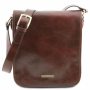 Мужской большой кожаный мессенджер Tuscany Leather Messenger TL141255