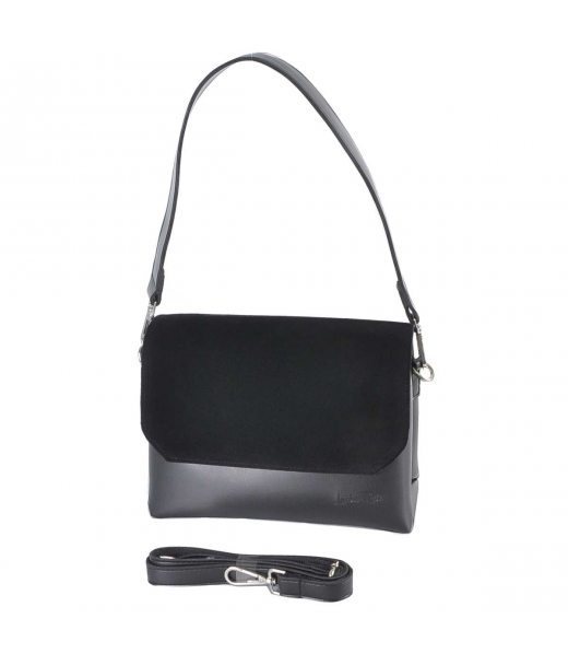 792 сумка замш черная Lucherino 792 сумка замш черная Lucherino