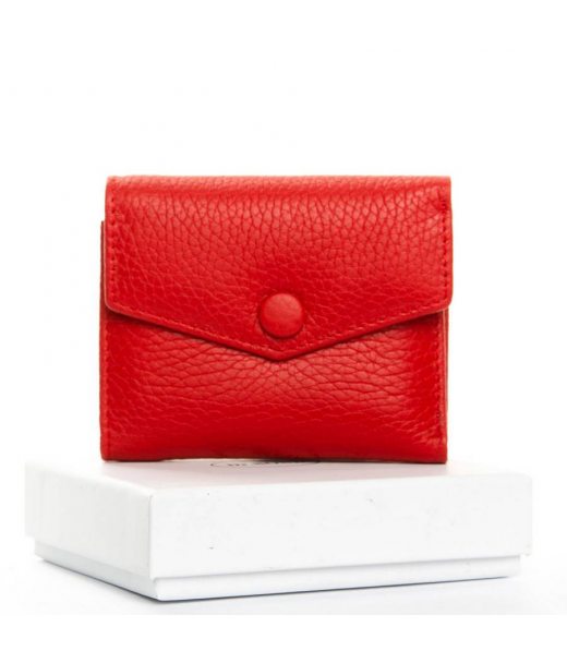 Гаманець Шкіряний Жіночий Classic DR. BOND WS-20 red Podium