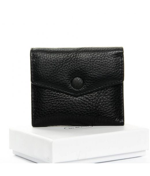 Гаманець Шкіряний Жіночий Classic DR. BOND WS-20 black Podium