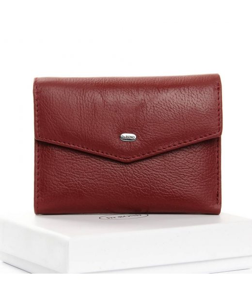 Гаманець Шкіряний Жіночий Classic DR. BOND WS-3 dark-red Podium