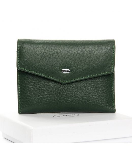 Гаманець Шкіряний Жіночий Classic DR. BOND WS-3 dark-green Podium