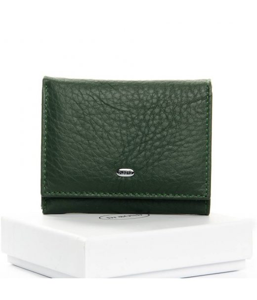 Гаманець Шкіряний Жіночий Classic DR. BOND WS-6 dark-green Podium