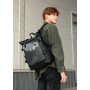 Мужской рюкзак Sambag RollTop Hacking  черный
