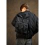 Мужской рюкзак ролл Sambag  RollTop Double черный принт