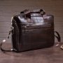 Сумка чоловіча під ноутбук Vintage 14751 Коричнева