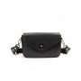Кросбоді шкіряне чорне на замку Firenze Italy F-IT-9555A 