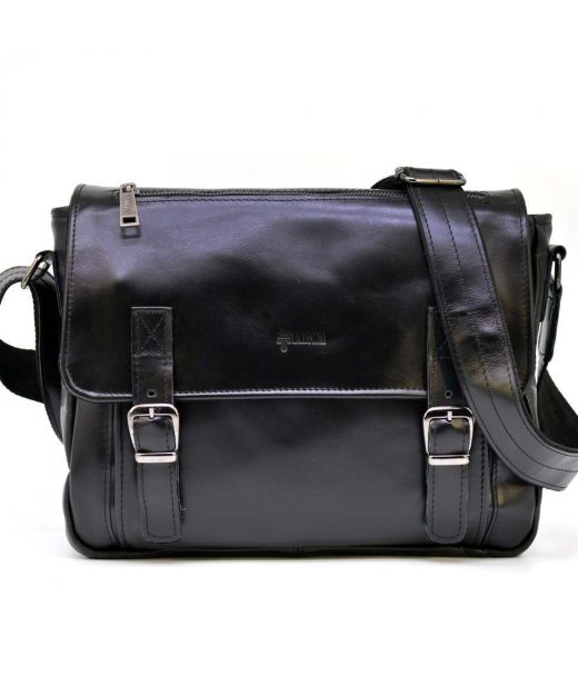 Чоловіча шкіряна сумка через плече з ручкою TARWA GA-6045-3md