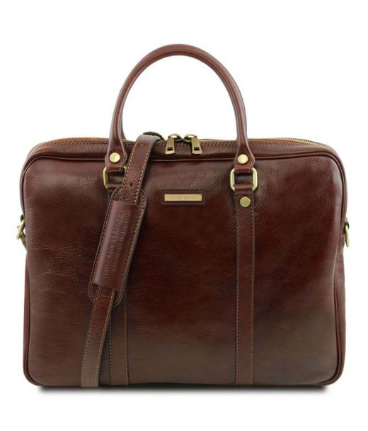 Кожаная сумка для ноутбука Tuscany Leather Prato TL141283
