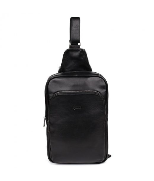 XL слинг, кожаный рюкзак на одно плечо TARWA GA-0105XL-4lx