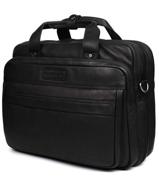 Велика сумка для ноутбука 17 дюймів Hill Burry HB4075A чорна