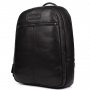 Большой кожаный рюкзак HILL BURRY HB4006A черный